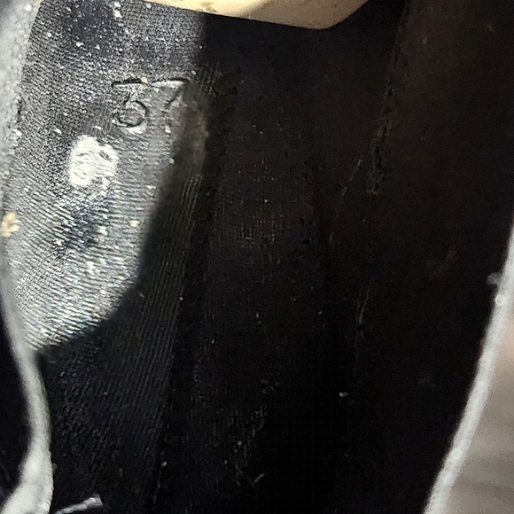 New Jeffrey Campbell Platform Lug Sole Booties Black Ankle Boots Womens Size 6 - Picture 10 of 10